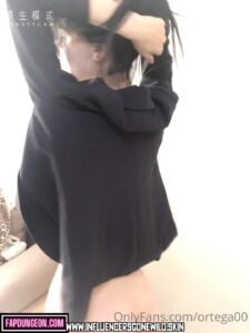 Ortega00 Black Hair Athletic Body Busty Petite Female